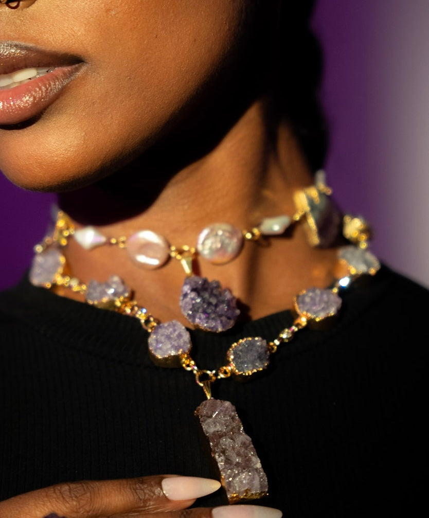 VICTORIAN AMETHYST NECKLACE