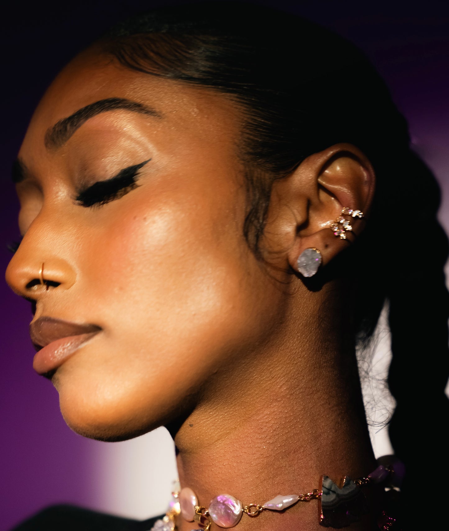 AMETHYST STUDS